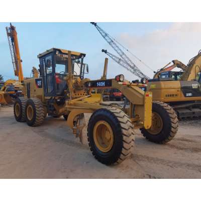 International Certificated Cat Used Motor Grader 140H at low price, All Series Cat Hydraulic Grader for hot sale