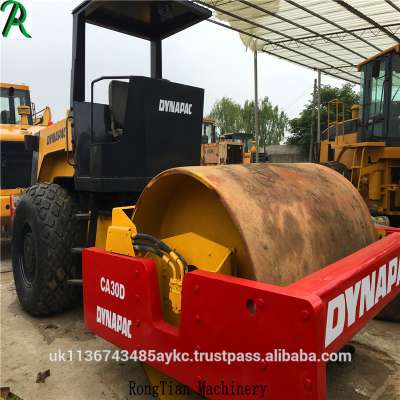 High quality vibratory used dynapac road roller CA30D for sale