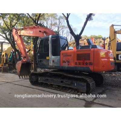 Running condition 20t Japanese used Hitachi ZX200 excavator for sale in Shanghai site