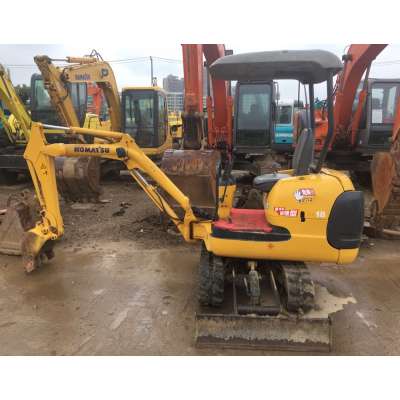 Fuel-efficient Komatsu Machine PC15 Excavator for sale , Used Komatsu Excavator at low working hours