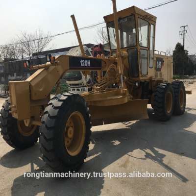 Used cat Motor Grader 120H, cat 12H 140K used motor grader for sale