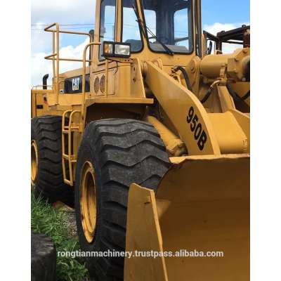 Fuel-efficient cat machine 950B wheel loader for sale, used cat loader at low working hours