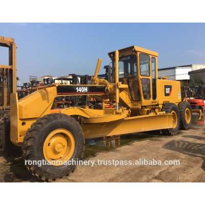 Good quality used cat motor grader 140H for sale/ cat grader with low price