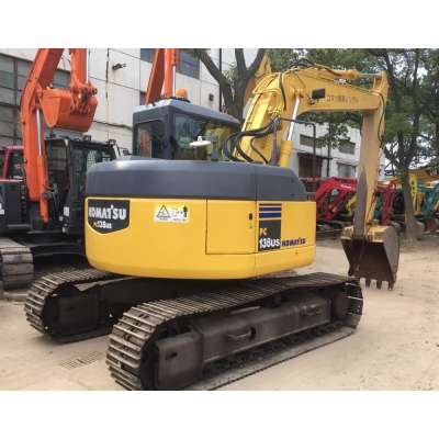 Fuel-efficient Komatsu Machine PC138 Excavator for sale , Used Komatsu Excavator at low working hours